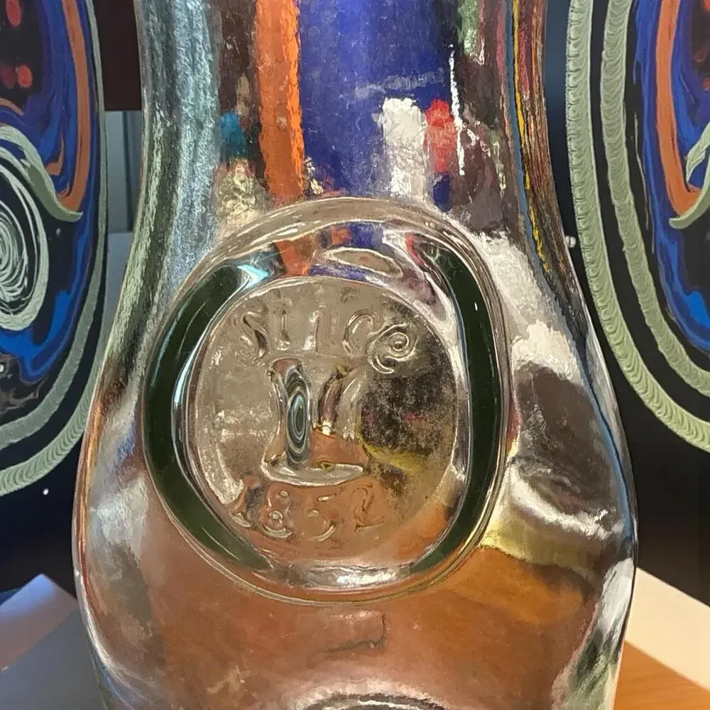 Vintage Paul Masson Since 1852 Glass 9.75" Milk Jug or Carafe - Picture 3 of 4